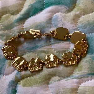 Lilly elephant charm bracelet